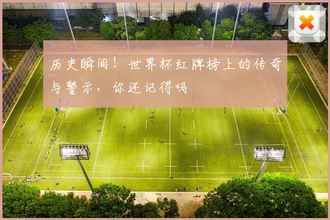 历史瞬间！世界杯红牌榜上的传奇与警示，你还记得吗